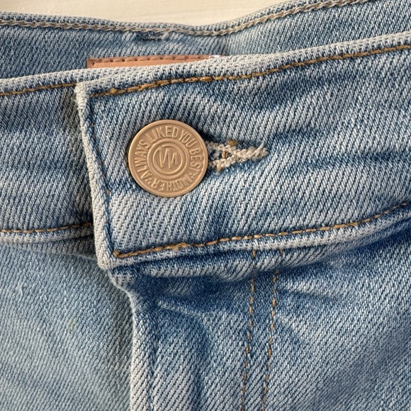 Mother Light Blue Denim Skirt - Picture 5 of 9